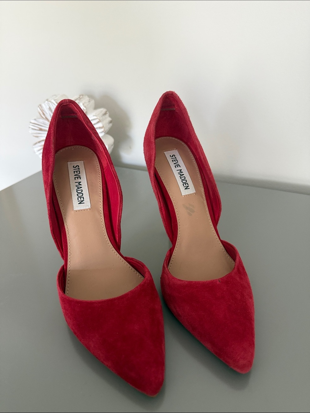Steve Madden Red Pointed Toe Heels